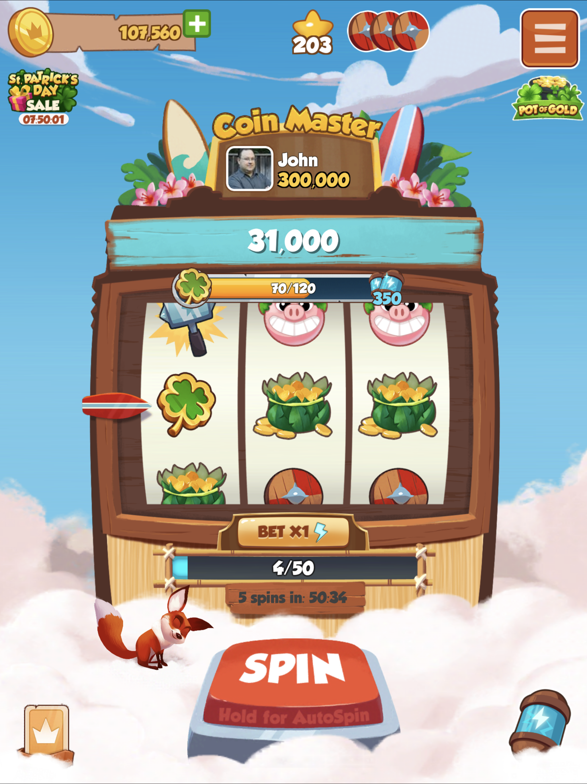 Coin Master – ekran